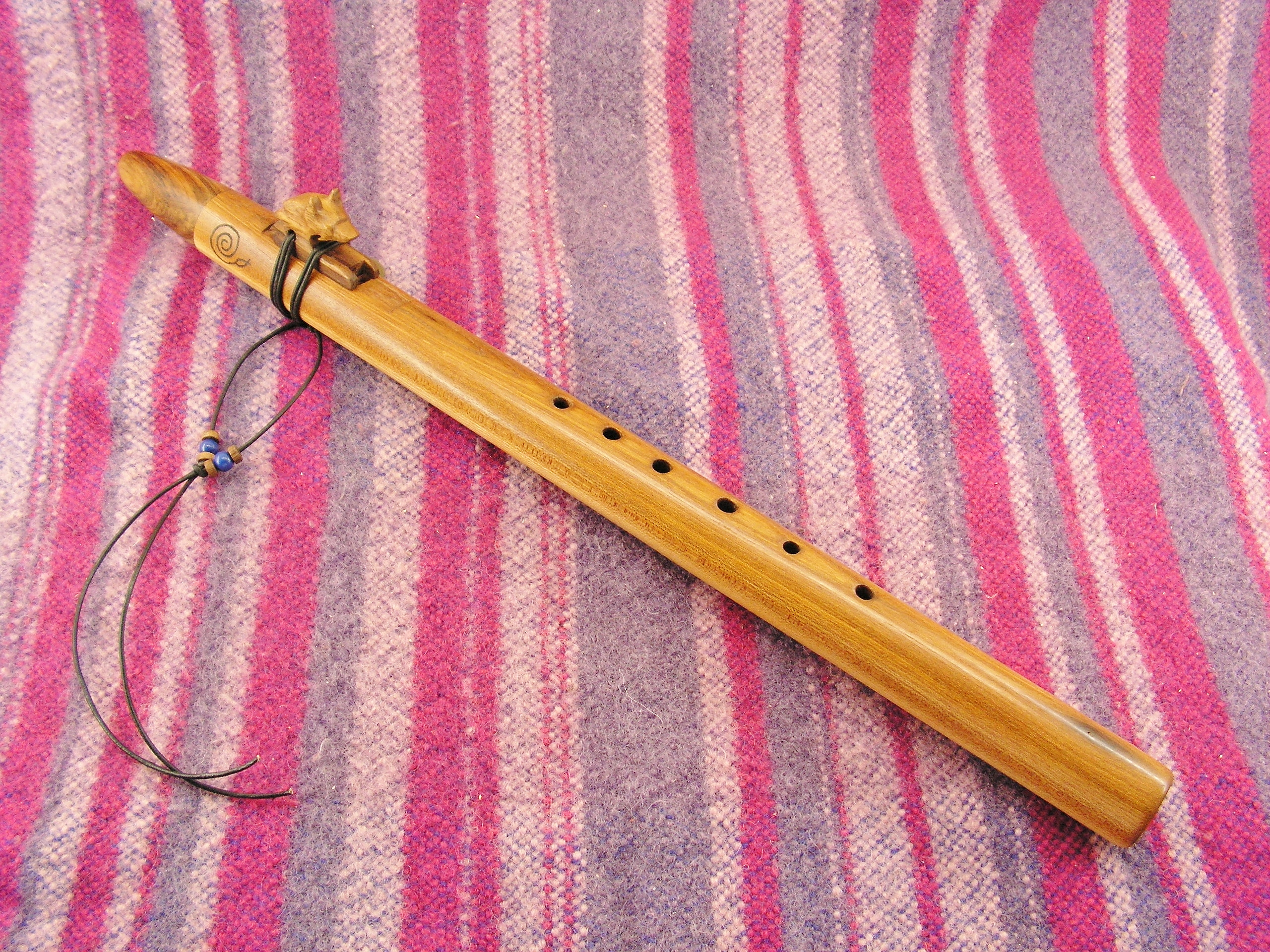 Fa 432 Hz en orme Laurent Saulnier Facteur de flûtes natives